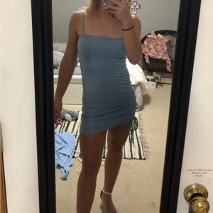 Ice blue Windsor slim mini dress